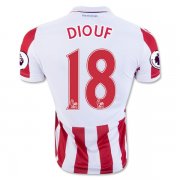 2016-17 Stoke City 18 DIOUF Home Soccer Jersey