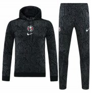2021-22 Club America Black Training Kits Hoodie Sweatshirt With Pants
