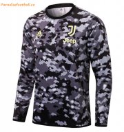 2021-22 Juventus Grey Black Training Sweatshirt