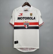 1999-2000 Sao Paulo Retro Home Soccer Jersey Shirt