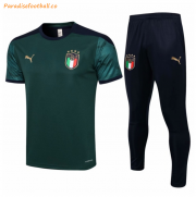 2021-22 Italy Green Training Kits Shirt and Pants