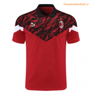 2021-22 AC Milan Red Polo Shirt