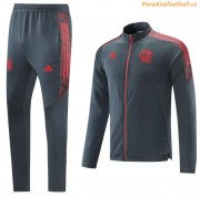 2021-22 Flamengo Grey Training Kits Jacket with Pants