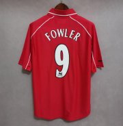 2000-01 Liverpool Retro Home Soccer Jersey Shirt Fowler #9