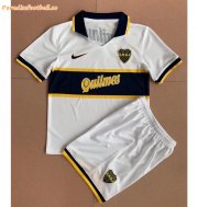 Kids 1996-97 Boca Juniors Retro Away Soccer Kits Shirt With Shorts