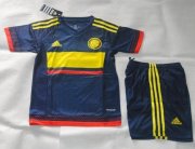 Kids Colombia 2015/16 Away Soccer Shirt with Shorts