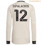 2021-22 Los Angeles FC Away Long Sleeve Soccer Jersey Shirt DIEGO PALACIOS #12