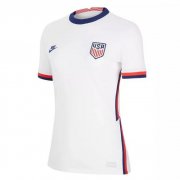 2020 USA Women Home White Soccer Jersey Shirt