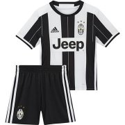 Kids Juventus 2016-17 Home Soccer Shirt With Shorts
