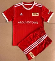 Kids 2021-22 Union Berlin Home Soccer Kits Shirt With Shorts