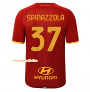 2021-22 AS Roma Home Soccer Jersey Shirt with SPINAZZOLA 37 printing