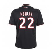 13-14 AS Monaco FC #22 Abidal Away Black Jersey Shirt