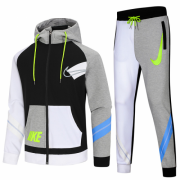 2019 NK Hoodie Training Suits Training Jacket Black and Grey
