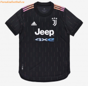 2021-22 Juventus Away Black Soccer Jersey Shirt Player Version