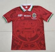 1998 Mexico Retro Red Soccer Jersey Shirt