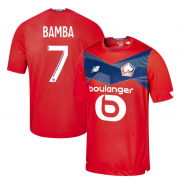 2020-21 LOSC Lille Home Soccer Jersey Shirt BAMBA #7