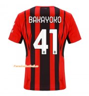 2021-22 AC Milan Home Soccer Jersey Shirt with BAKAYOKO 41 printing