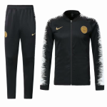 18-19 PSG Black&White V-Neck Training Kit Jacket and Pants