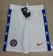 2020-21 Chile Away White Soccer Shorts