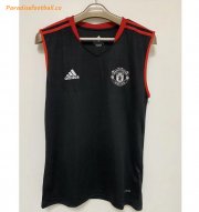 2021-22 Manchester United Black Training Vest Soccer Shirt
