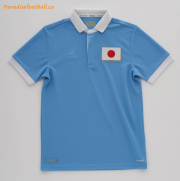 2021-22 Japan 100th Anniversary Blue Soccer Jersey Shirt