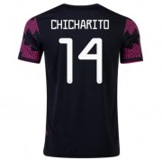 2021 Mexico Home Soccer Jersey Shirt CHICHARITO #14