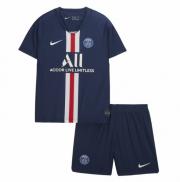 Kids PSG 2019-20 Home Soccer Shirt with Shorts