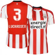 2017-18 PSV Eindhoven #3 Derrick Luckassen Home Soccer Jersey