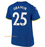 2021-22 Everton Home Soccer Jersey Shirt with Gbamin 25 printing