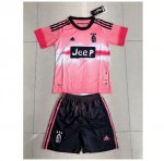 2020-21 Juventus Kids Human Race Soccer Youth Kits Shirt With Shorts
