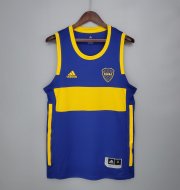 2020-21 Boca Juniors Blue Vest Soccer Jersey Shirt