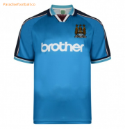 1998-99 Manchester City Retro Home Soccer Jersey Shirt