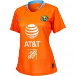 Women's 2019 Club America Third Away Orange Soccer Jersey Shirt