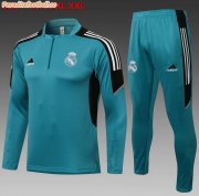 2021-22 Real Madrid Green Training Kits Sweatshirt with Pants