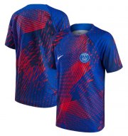 2022-23 PSG Blue Red Pre-Match Training Shirt