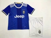 Kids Juventus 2016-17 Away Soccer Shirt With Shorts