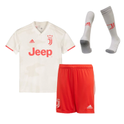 Kids Juventus 2019-20 Away Soccer Kit (Shirt + Shorts + Socks)