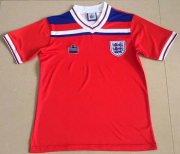 1980 England Retro Red Away Soccer Jersey Shirt