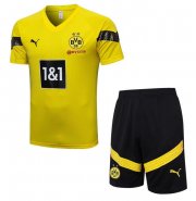 2022-23 Dortmund Yellow Training Kits Shirt with Shorts