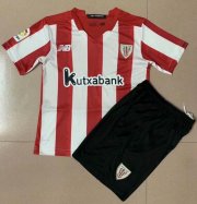 Kids Athletic Bilbao 2020-21 Home Soccer Kits Shirt With Shorts