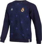 13-14 Real Madrid Navy Pattern Sweatshirt