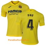 2020-2021 Villarreal Home Soccer Jersey Shirt Pau Torres #4