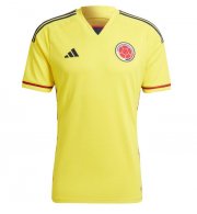 2022 World Cup Colombia Home Soccer Jersey Shirt