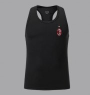 2020-21 AC Milan Black Narrow-Back Vest Soccer Jersey Shirt