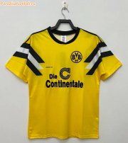 1989 Dortmund Retro Home Soccer Jersey Shirt
