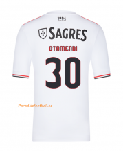 2021-22 Benfica Away Soccer Jersey Shirt with Otamendi 30 printing