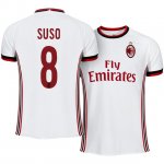 2017-18 AC Milan Suso #8 Away Soccer Jersey