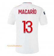 2021-22 Olympique Lyonnais Home Soccer Jersey Shirt with MACARIO 13 printing