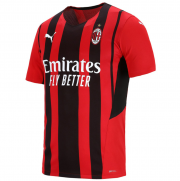 2021-22 AC Milan Home Soccer Jersey Shirt Player Version