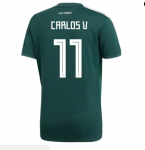 2018 World Cup Mexico #17 CARLOS V Home Soccer Jersey